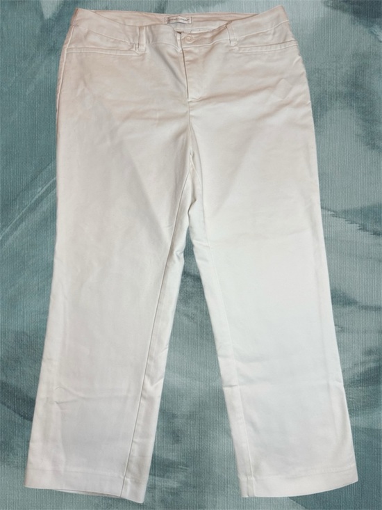 Christopher & Banks Denim - Christopher & Banks Light Cream Women's Pants